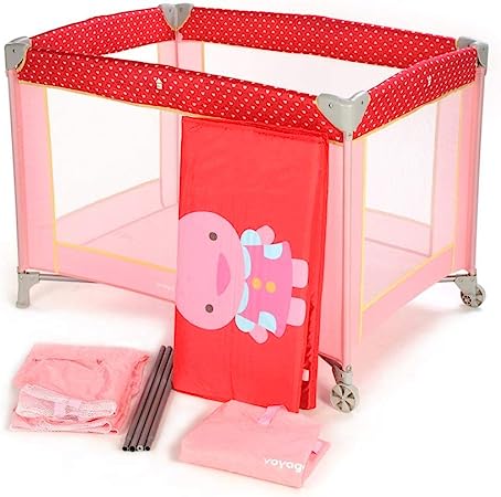 Alugar Berço Desmontável Fit - Rosa Puppy (COM COLCHÃO) em Cabedelo