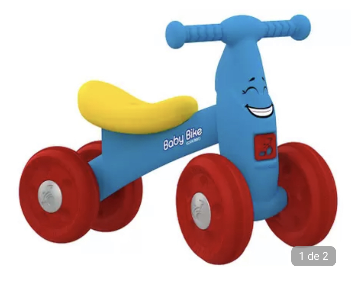 Alugar Baby Bike de Equilíbrio  Azul - BANDEIRANTE em Divinópolis