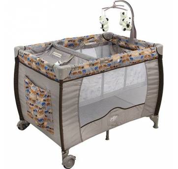 Alugar Berço Desmontável Baby Style Plus - Elefante (COM COLCHÃO) em Cabedelo