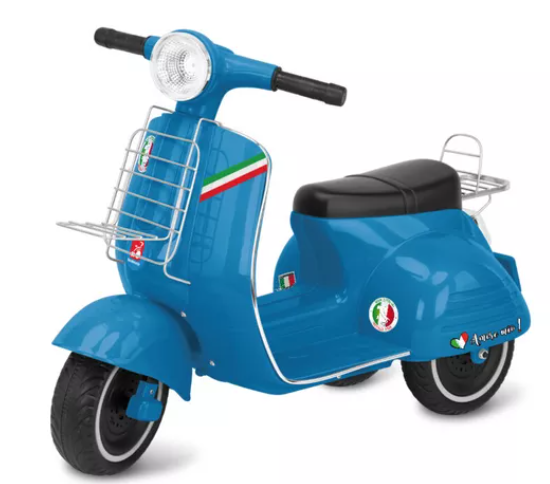 Alugar Lambreta Scooter Elétrica 6V Italia azul - BANDEIRANTE em Rondonópolis