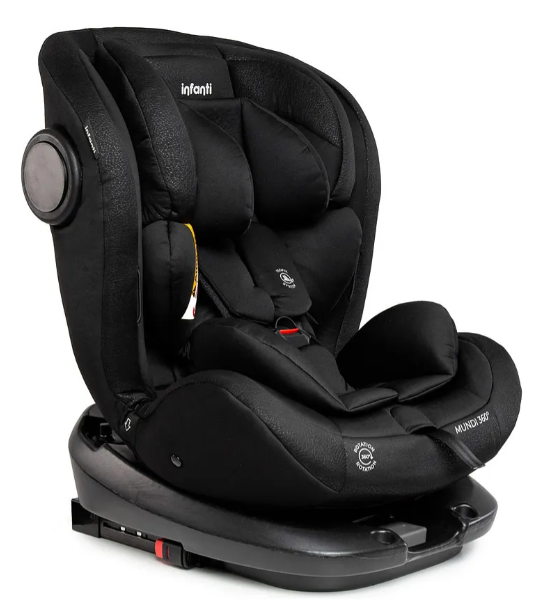 Alugar Cadeira Para Carro Mundi Isofix E Giro 360° Preta - Cinza INFANTI  em Florianópolis