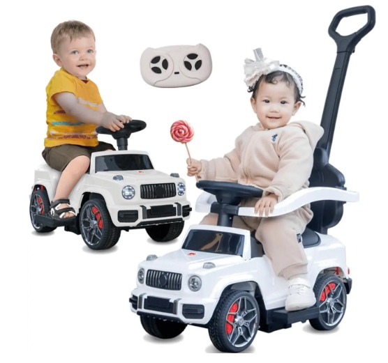 Alugar Mini Veiculo Elétrico 6V Jipe 4 Em 1 Branco - BANDEIRANTE em Ilhéus