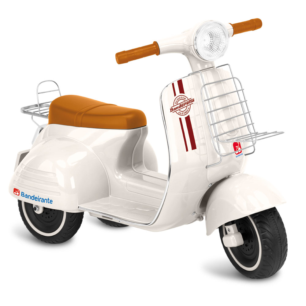 Alugar Scooter Banderetta Elétrica 6V (Off White) - BANDEIRANTE em Sinop