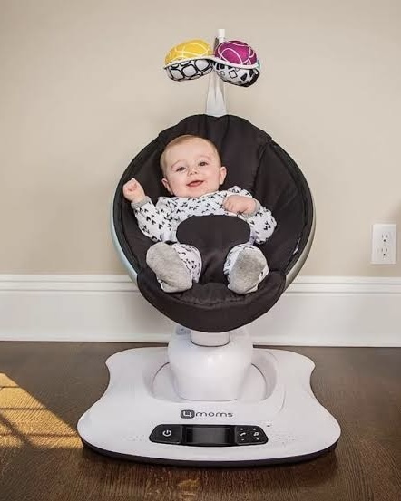 Alugar cadeira de balanço mamaroo black - 4MOMS em Rio Branco