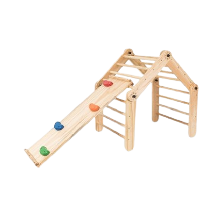 Alugar Triângulo Articulado Pikler  + Rampa de escalada + Capa Casinha em Palmas