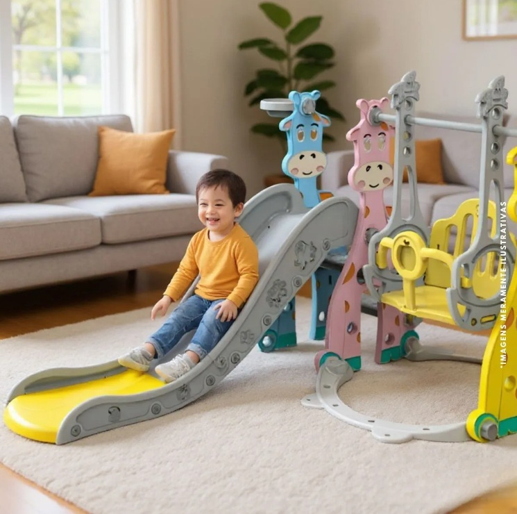 Alugar Playground Girafa 3x1 - IMPORTWAY em Junqueiro