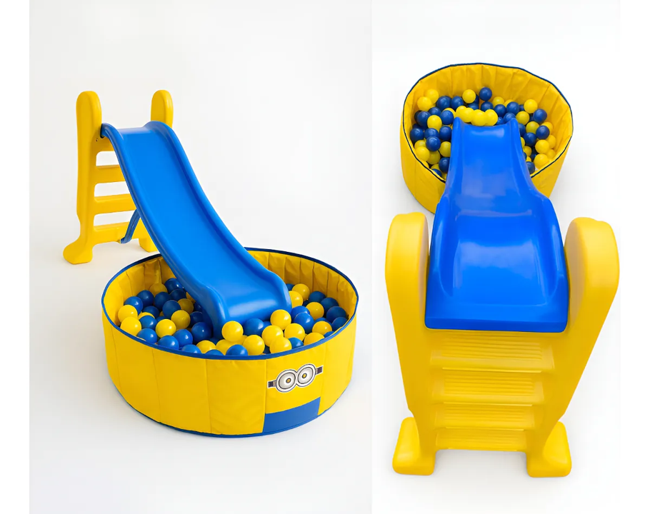 Alugar Escorregador Médio, Piscina De Bolinha Minions em Americana