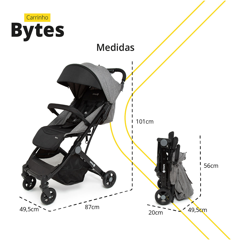 Alugar Carrinho de Bebê Bytes 15kg em Matão