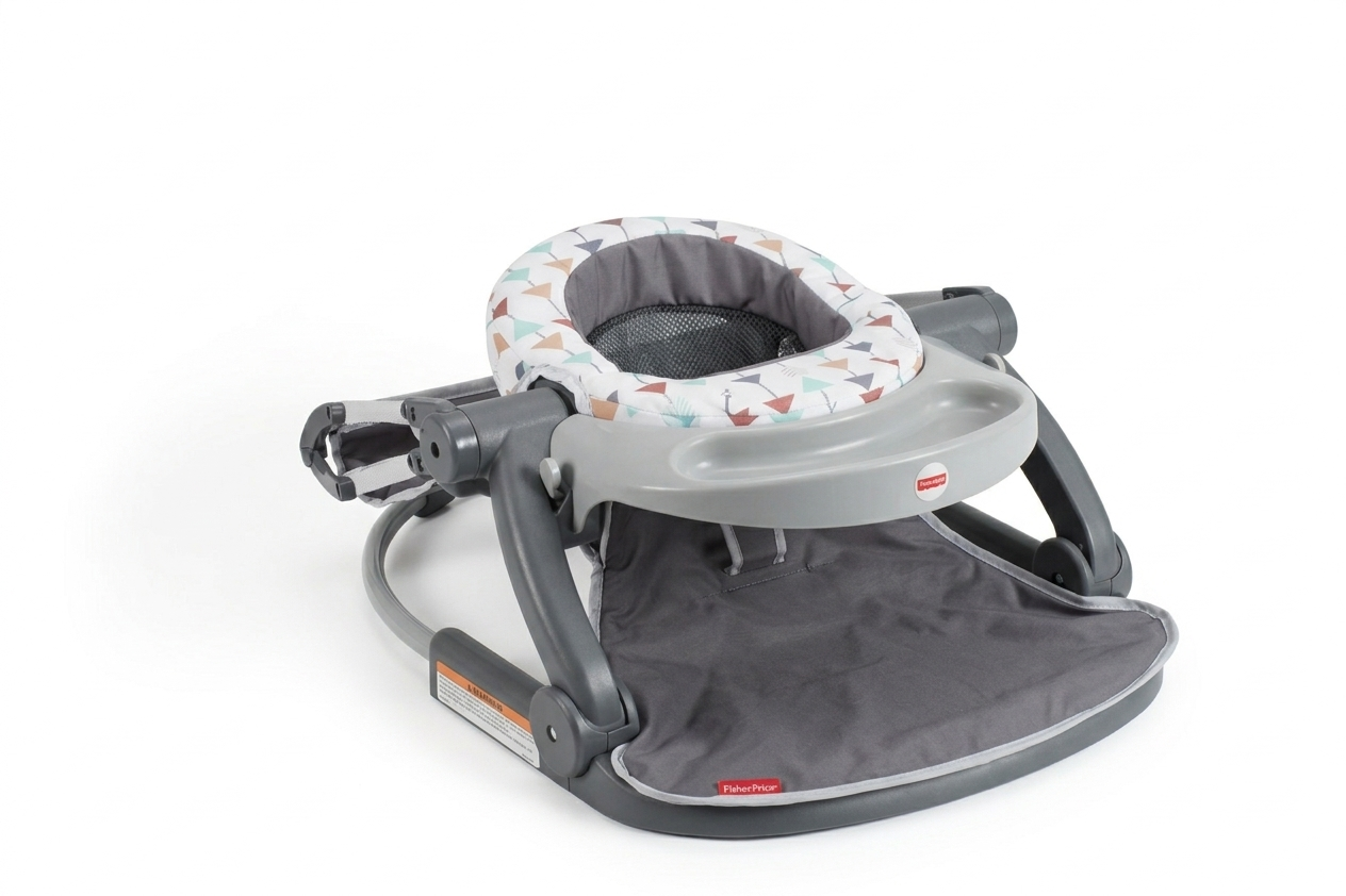 Alugar Assento Sit Me Up Floor Seat Cinza - Fisher-Price (LANÇAMENTO) em Santa Helena de Goiás